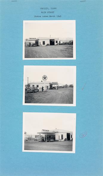 (GAS STATIONS) An archive of more than 600 photographs of Texaco gas and service stations primarily located in the Western United State